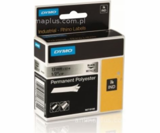 Rhino IND ORIGINAL Schriftband Polyester 9mm x 5,5m, schw...