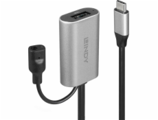 Aktívny predlžovací kábel Lindy USB 3.2 Gen 1, USB-C samec > USB-A samica
