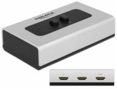 Delock HDMI Switch 2-portový, manuální
