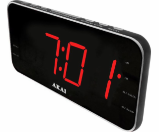 Radiobudík AKAI, ACR-3899, černý, digitální, 40 stanic, v...