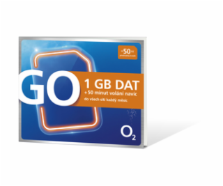 O2 GO SIM 1GB + 50 minut