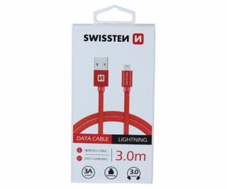 Swissten Kabel Textile Usb/Ligh 3,0 M R