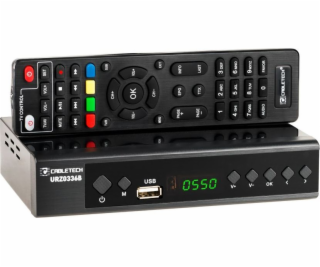 Cabletech URZ0336B, DVB-T2/C, H.265 HEVC, scart, Set-top box