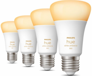 Hue E27 Viererpack 4x570lm 60W, LED-Lampe
