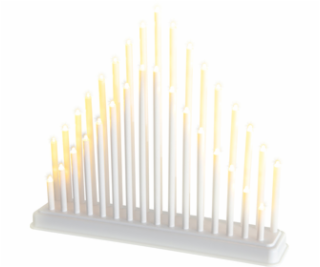 RXL 403 Svícen bílý 33 LED WW RETLUX