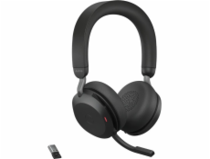 Slúchadlá s mikrofónom Jabra Headphones Evolve2 75 Link380a UC Stereo Stand