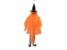 Halloween duch s čarodějnickým kloboukem, 150 cm