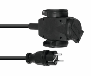 Prodlužovací kabel 3x2,5, délka 3m, 3x zásuvka