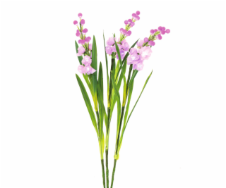 Arum sada růžová, s bílými LED diodami, 85 cm