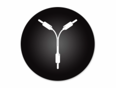 Stagg NYC3/MPS2CMR, kabel 2x RCA/mini JACK, 3m