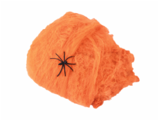 Halloween pavučina oranžová, 20g, UV aktivní