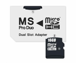 CONNECT IT Adaptér MS PRO DUO 2x Micro SDHC DUAL SLOT
