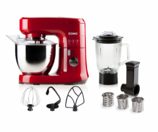 Kuchyňský robot s mixérem - červený - DOMO DO9145KR