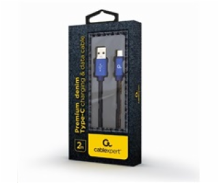 Cablexpert CC-USB2J-AMCM-2M-BL lightning cable Blue
