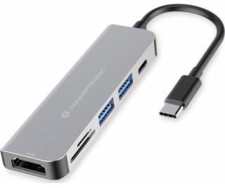 Conceptronic DONN02G 6-in-1 Docking Station