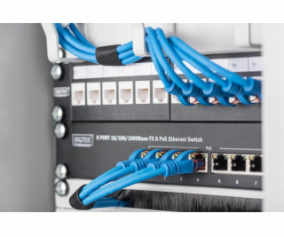 DIGITUS 10  rotujuci panel 3x Kabelringe 254 mm 1HE