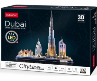 3D puzzle City Line LED Dubaj 20523