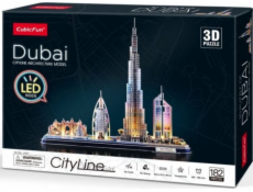 3D puzzle City Line LED Dubaj 20523