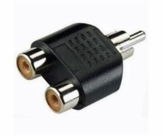 PremiumCord Adaptér 1x Cinch male - 2x Cinch female