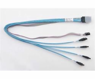 Supermicro Internal MiniSAS SFF-8087 to 4 SATA Right Angl...