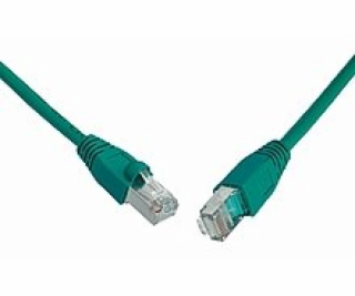 SOLARIX patch kabel CAT5E SFTP PVC 20m zelený snag-proof
