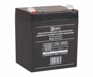 Emos baterie SLA 12V / 4.5 Ah, Faston 4.8 (187)