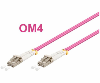 Optický patch kabel duplex LC-LC 50/125 MM 2m OM4