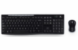Logitech Wireless Desktop MK270 SK + CZ  layout, black, USB