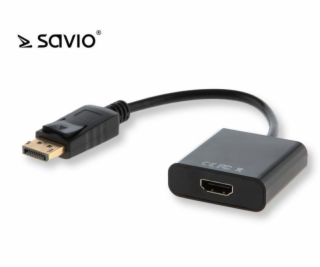 Savio CL-55 video cable adapter 0.2 m DisplayPort HDMI Ty...