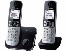 Stolní telefon Panasonic KX-TG6812PDB černo-stříbrný