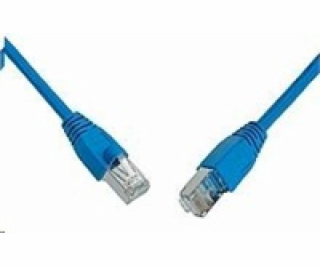 Patch kabel CAT5E SFTP PVC 15m modrý snag-proof C5E-315BU...