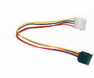 Kabel GEMBIRD SATA napájecí 15cm  1x 5,25 na 1xSATA