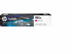 HP 981A - purpurová inkoustová kazeta, J3M69A