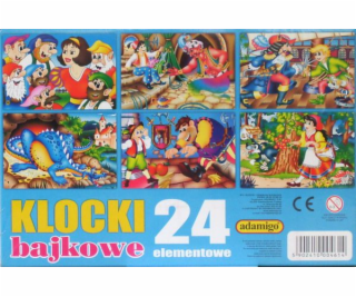 Klocki obrazkowe 24 elementy