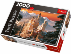 Trefl Winter Zámek Neuschwanstein, Německo 3000 položek