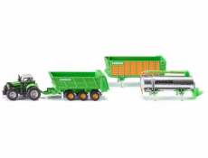 FARMÁR DEUTZ-FAHR s Joskin príves, autíčko