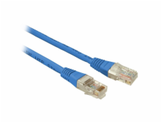 SOLARIX patch kabel CAT5E UTP PVC 0,5m modrý non-snag proof
