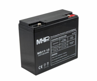 Pb akumulátor MHPower VRLA AGM 12V/17Ah (MS17-12)