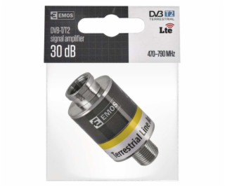 Emos AMP-30, zesilovač DVB-T2/T, 30 dB