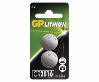 GP CR2016 Lithiová knoflíková baterie (2ks)