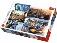 Trefl Puzzle 4000 dílků New York koláž