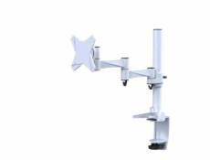 NEOMOUNTS BY NEWSTAR FPMA-D1330WHITE Desk Mount Clamp/Grommet Flatscreen 10-30inch 9kg VESA 75x75/100x100mm tilt swivel rotatable pi