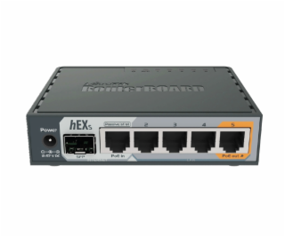 MikroTik RouterBOARD RB760iGS, hEX S, 5xGLAN, SFP, USB, L...