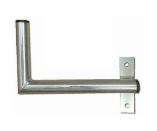Anténní držák na okno 25cm pravý, průměr 28mm