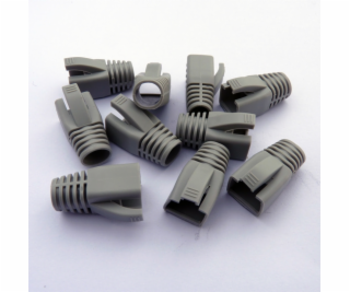 DATACOM krytka pro RJ45 (CAT6A,CAT7) šedý (10ks)