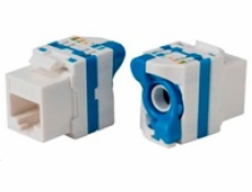 Keystone Cat5E, UTP, samozařezávací se zámkem, bílý
