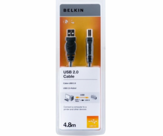 BELKIN USB 2.0 kabel A-B, řada standard, 4.8 m