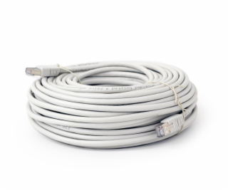 Gembird patch kabel Cat6 FTP, 30 m, šedý
