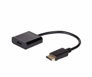 Akyga adaptér DisplayPort/HDMI/ABS/PVC/cerná