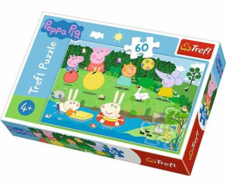 Puzzle Trefl 60 ks. Prase Peppa Zábava na dovolené